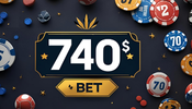 740 bet Logo